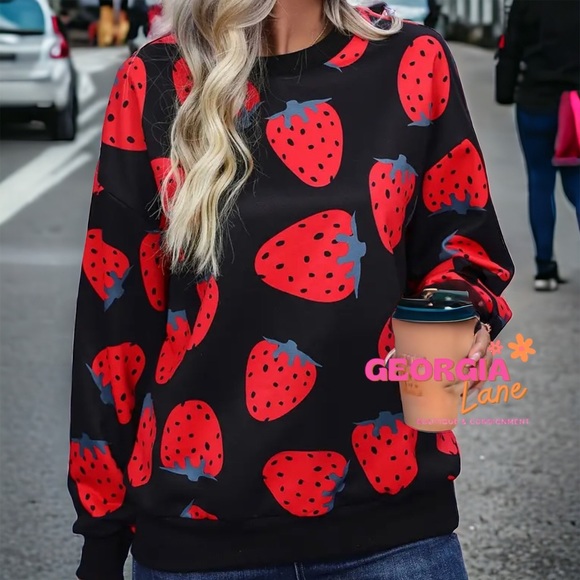 Strawberry sweater - Picture 1 of 1